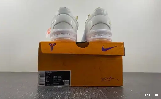 FV6325-100  Kobe 8 Protro White Golden Nike 0703